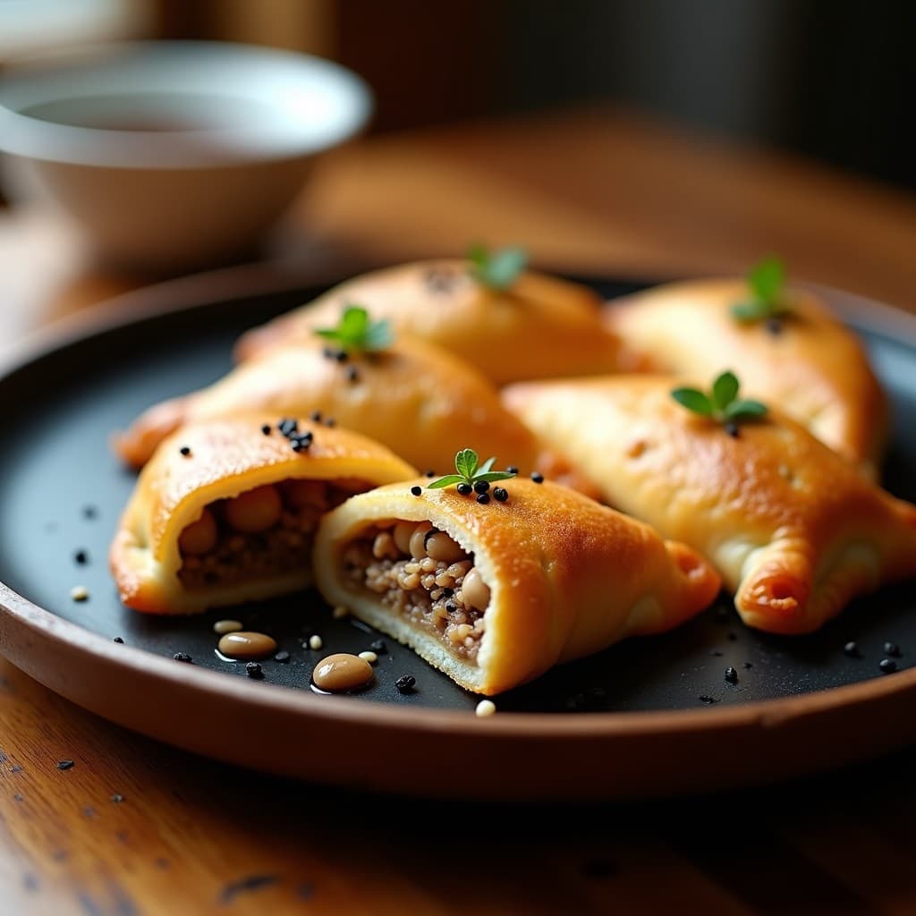 Empanadillas de Hongos Shiitake y Miso: Receta Japonesa en Airfryer con Toque Umami