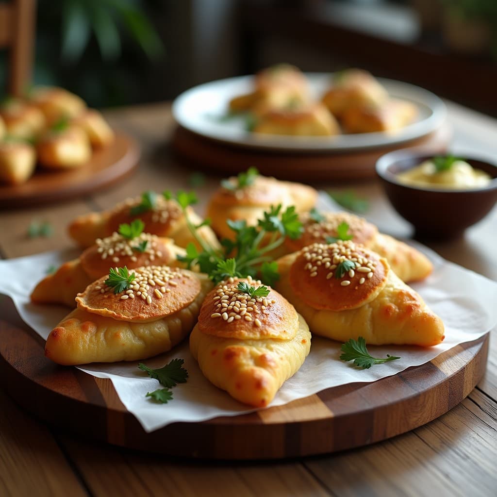 Empanadillas de Houmous y Berenjena Asada: Aperitivo Vegano y Sin Gluten en Airfryer