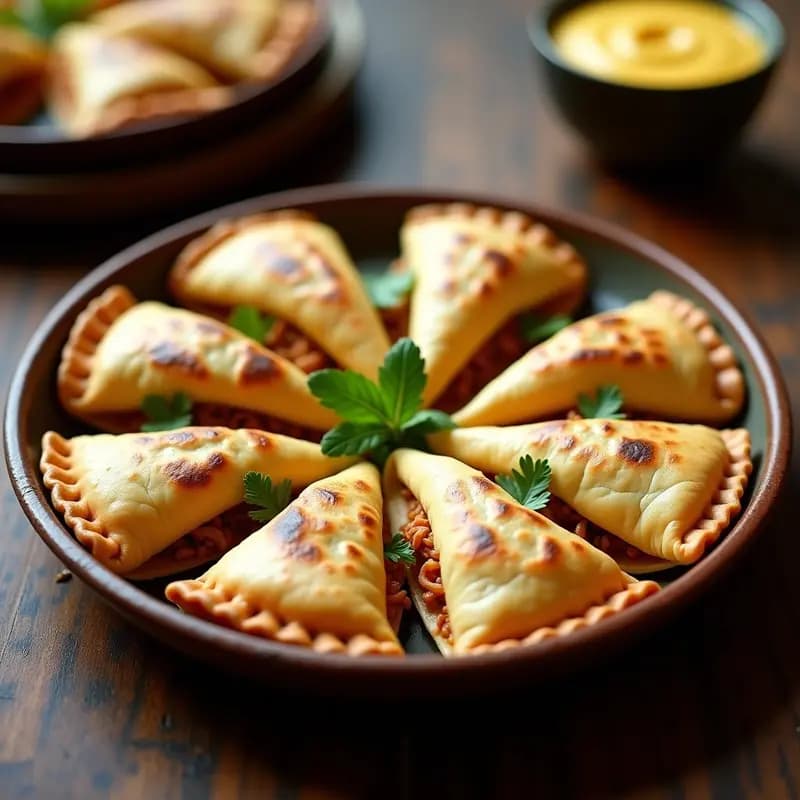 Empanadillas de Jackfruit y Queso Vegano de Anacardos: Receta Sin Gluten en Olla Express