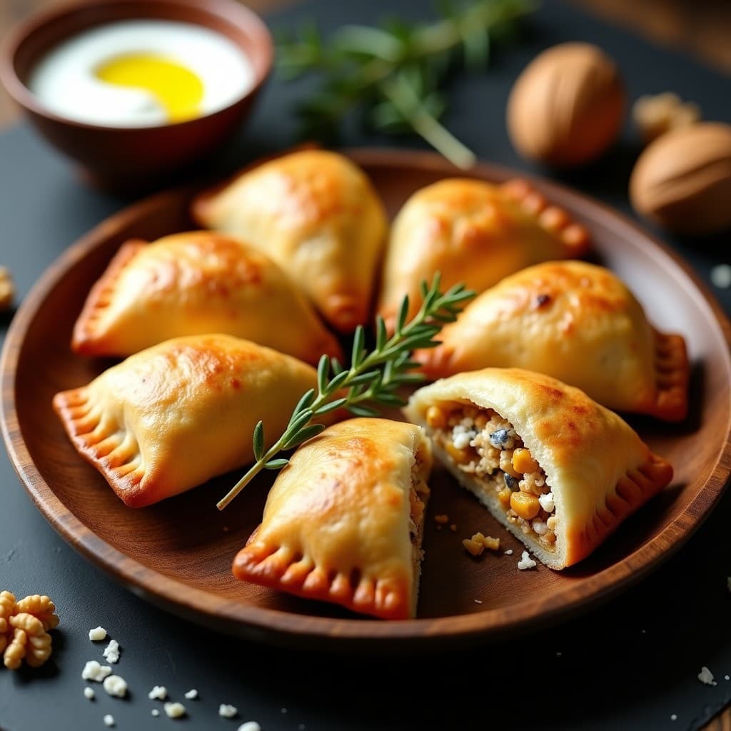 Empanadillas de Jackfruit y Queso Azul: Receta Vegana de Fusión Española en Olla Exprés