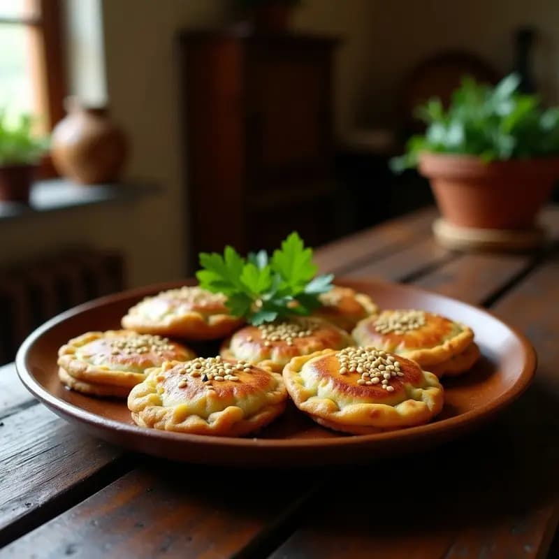 Empanadillas de Harina de Lenteja y Berenjena Asada: Receta Española Vegana para Tupper