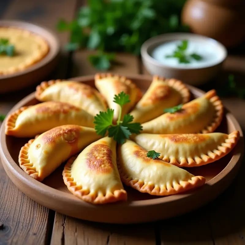 Empanadillas de Lentillas y Alcachofa con Masa de Yuca: Receta Sin Gluten en Thermomix