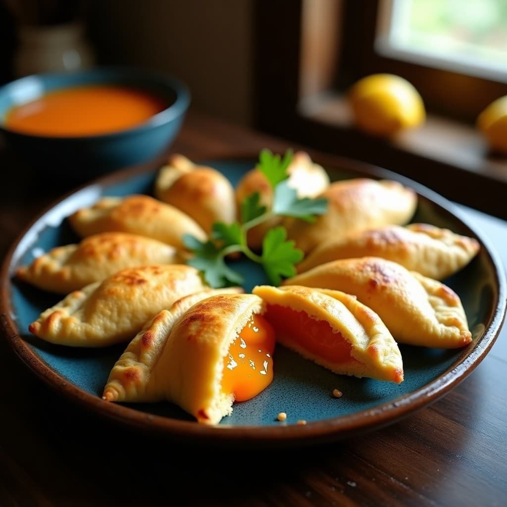 Empanadillas de Maíz Azul y Pulpa de Guayaba: Receta Colombiana crujiente en Thermomix