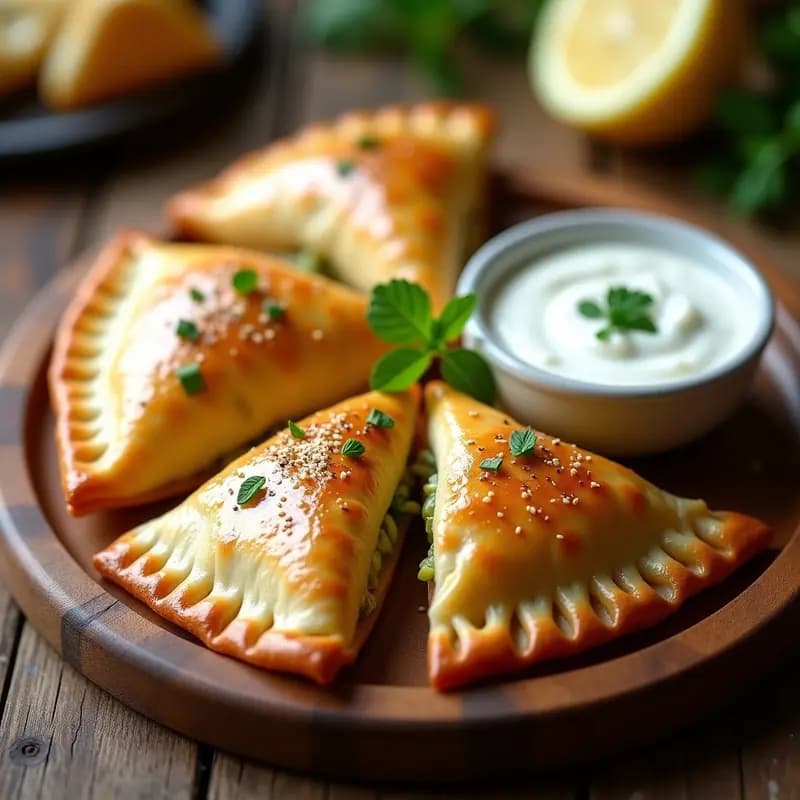 Empanadillas de Masa de Plata con Relleno de Asperilla y Gambas: Receta de autor Fusion en Airfryer