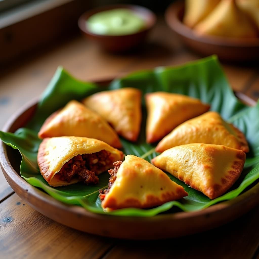 Empanadillas de Masarepa Rellenas de Carnitas de Jackfruit: Receta Colombiana Vegana