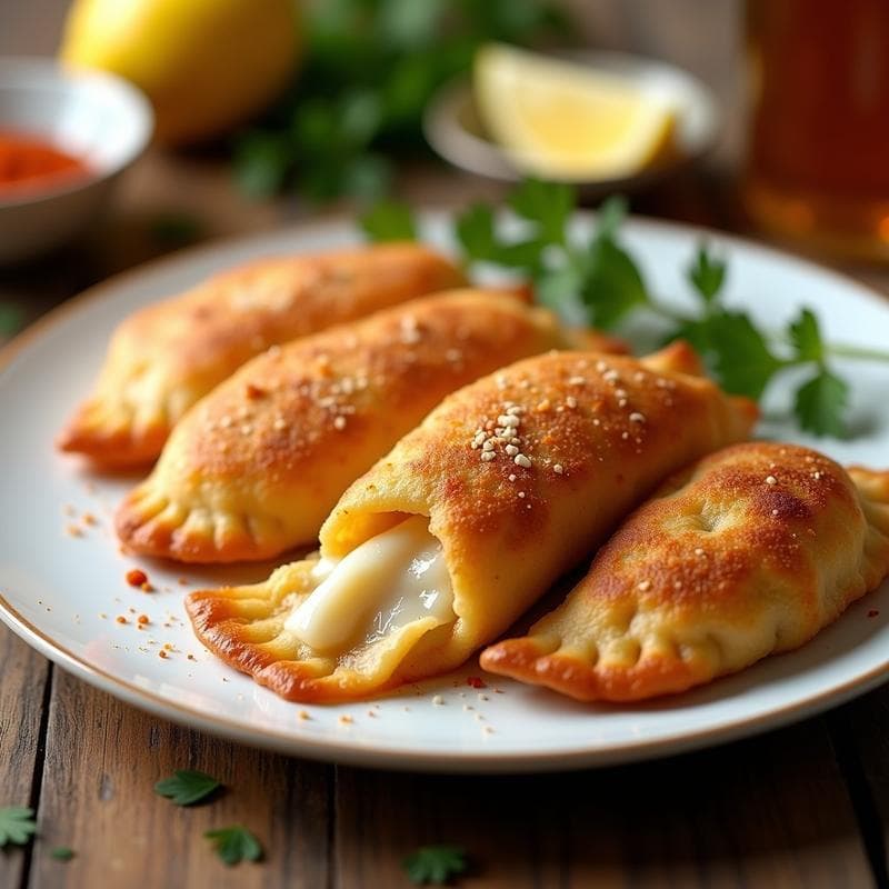 Empanadillas de Merluza y Pimentón de la Vera: Receta Española en Airfryer Sin Masa