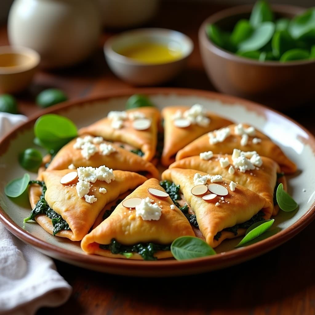 Empanadillas de Mijo y Espinacas con Queso de Cabra: Receta Sin Gluten en Olla Express