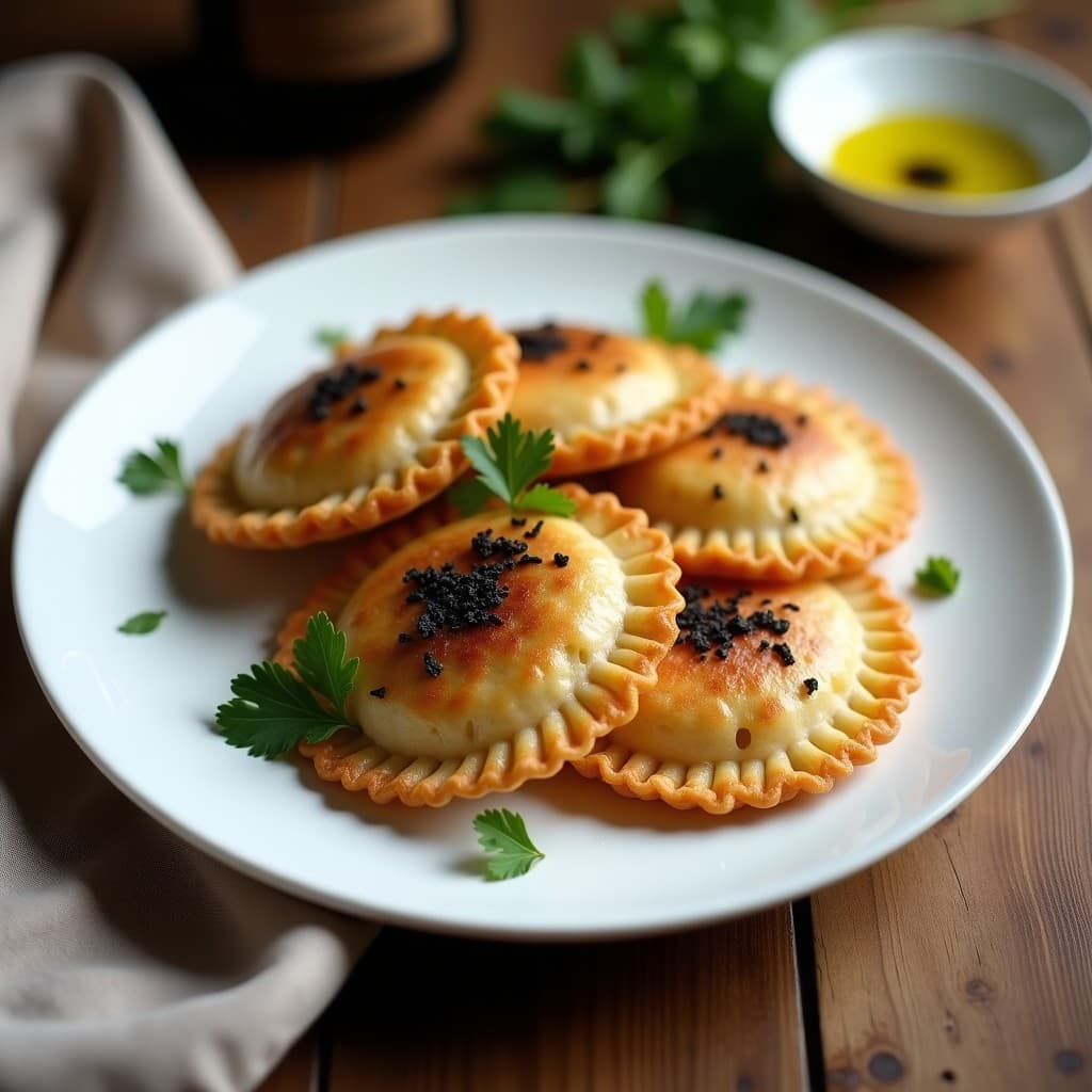 Empanadillas de Mijo Rellenas de Setas y Trufa: Receta Sin Gluten al Estilo Francés en Airfryer