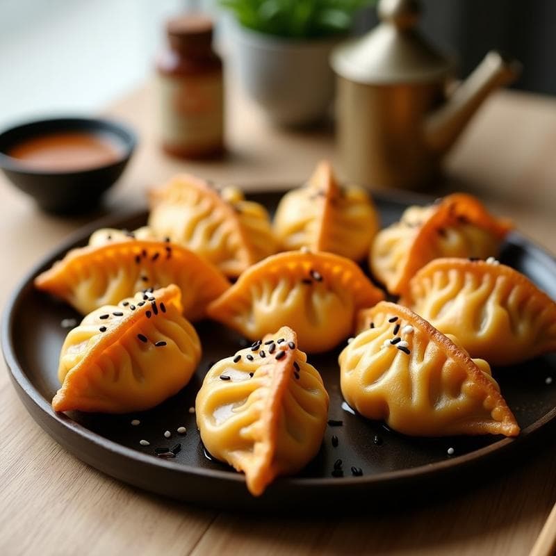 Empanadillas de Miso y Cebolla Caramelizada: Receta Japonesa en Airfryer y Umami Explosivo
