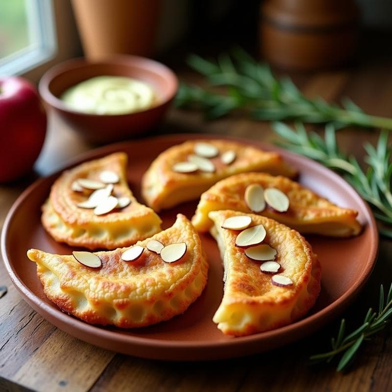 Empanadillas de Morcilla Vegana y Manzana: Receta Española en Airfryer