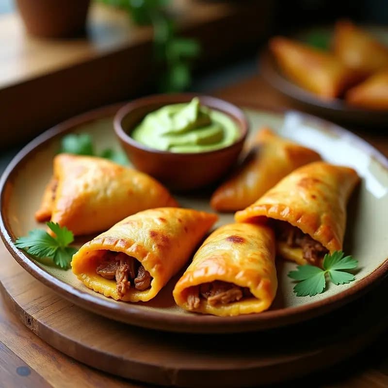 Empanadillas de Plátano Macho y Carne de Jackfruit: Receta Colombiana Vegana para Tupper
