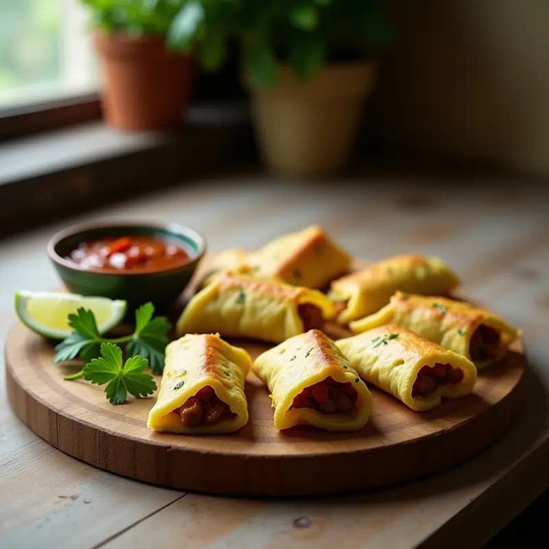 Empanadillas de Masa de Plátano Verde con Relleno de Picadillo de Seitan: Aperitivo Colombiano Vegano