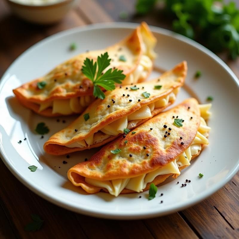 Empanadillas de Pollo y Queso de Cabra con Masa de Almendra: Receta Sin Gluten en Airfryer