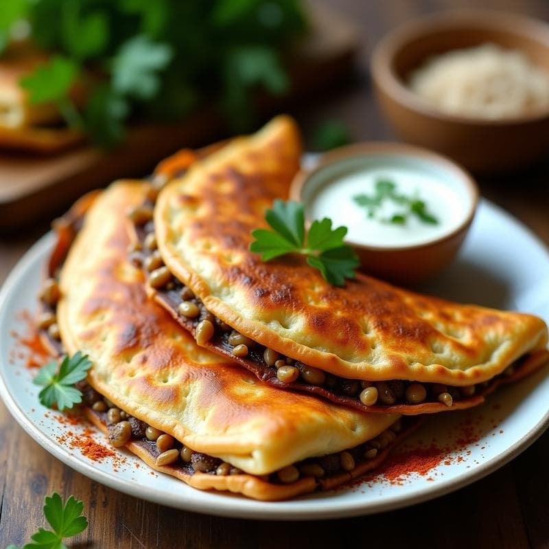 Empanadillas de Champiñones Portobello y Pimentón Ahumado: Receta Vegana en Airfryer