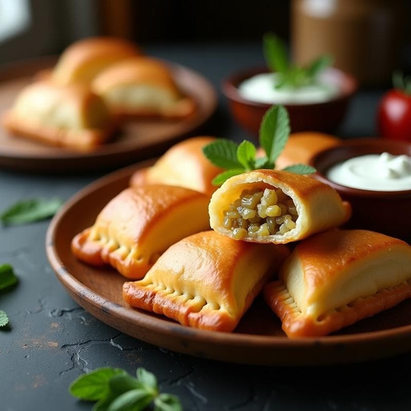 Empanadillas de Puerro y Queso de Oveja: Receta Aragonesa en Airfryer Sin Aceite