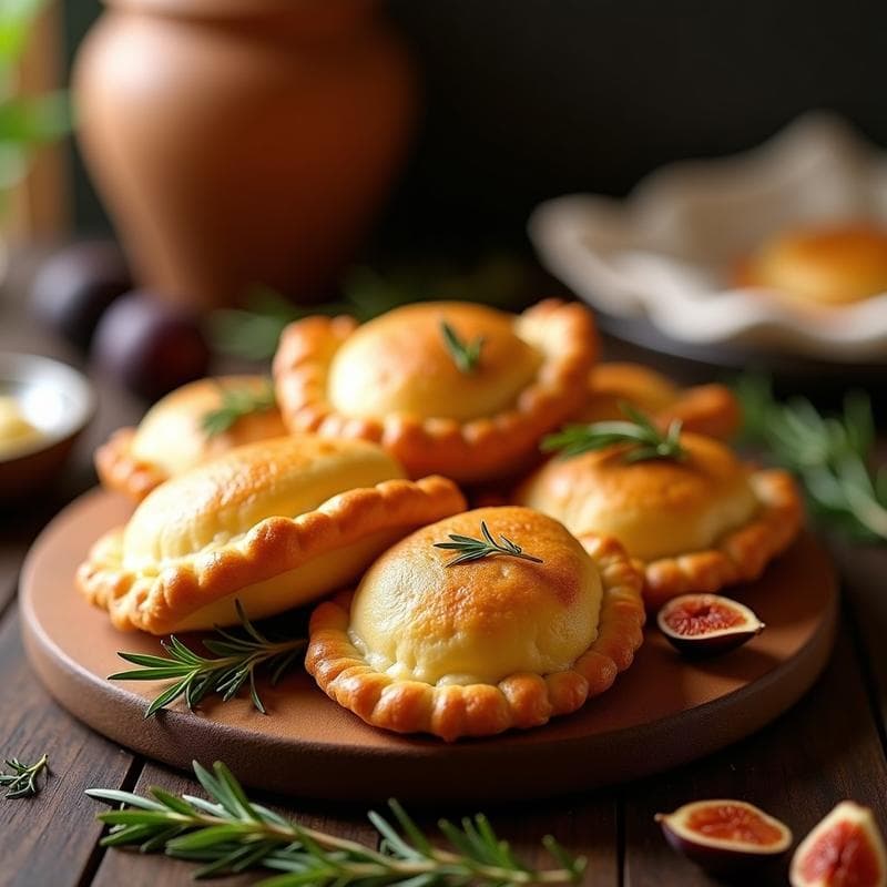 Empanadillas de Queso de Almendras y Higos: Receta Aragónesa Sin Gluten en Airfryer