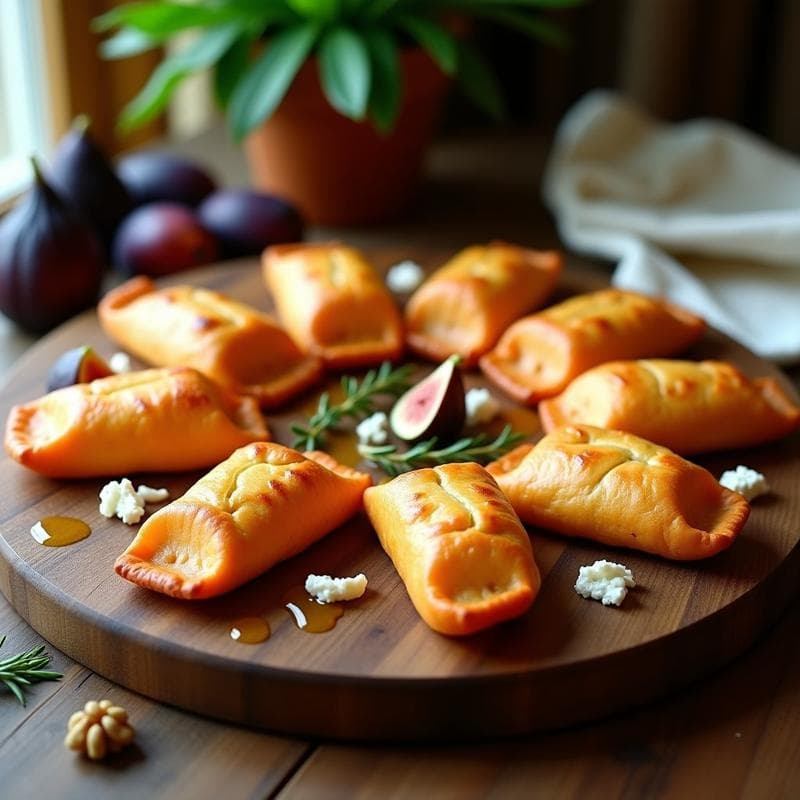 Empanadillas de Queso de Cabra y Higos con Masa de Batata: Receta Sin Gluten y Crujiente