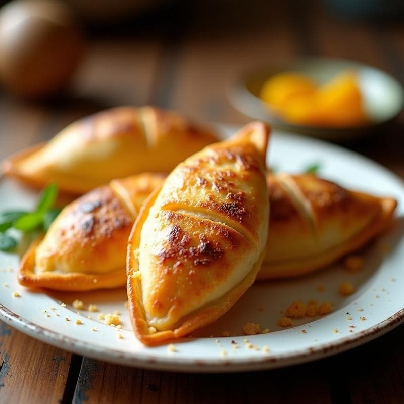 Empanadillas de Queso Manchego y Membrillo: Receta Española en Airfryer sin Freír