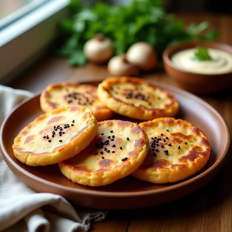 Empanadillas de Masa de Quinoa con Relleno de Hongos Shimeji: Receta Sin Gluten en Airfryer