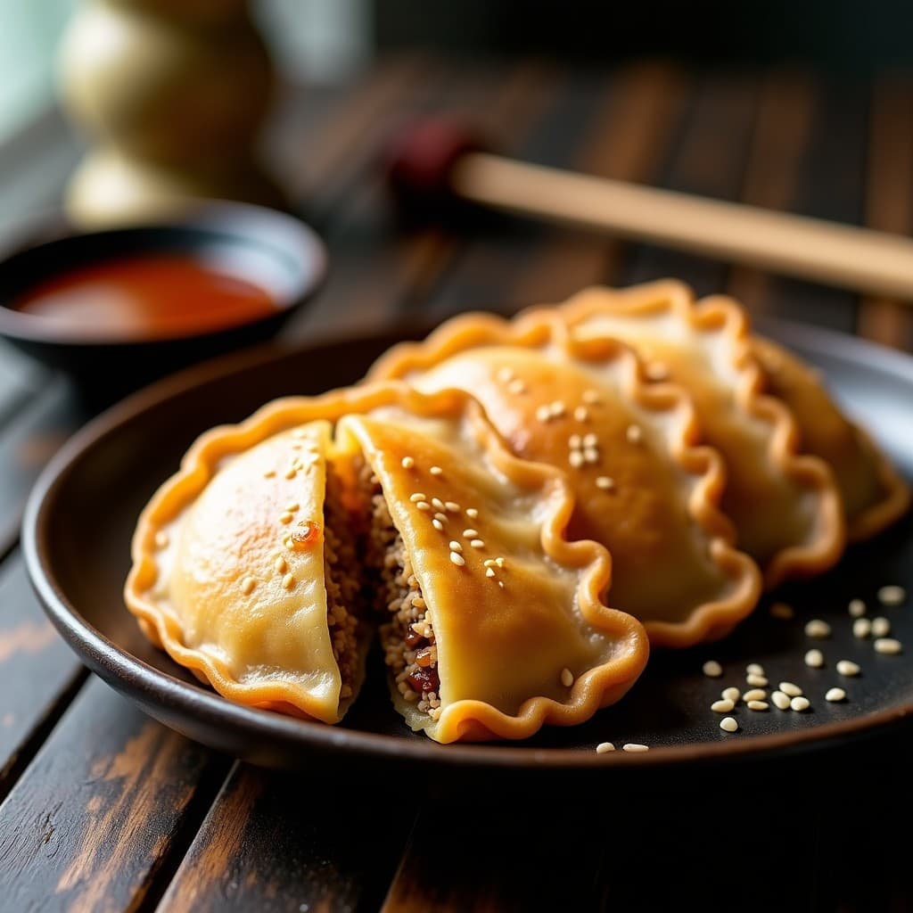 Empanadillas de Yakisoba y Champiñones: Receta Japonesa en Airfryer