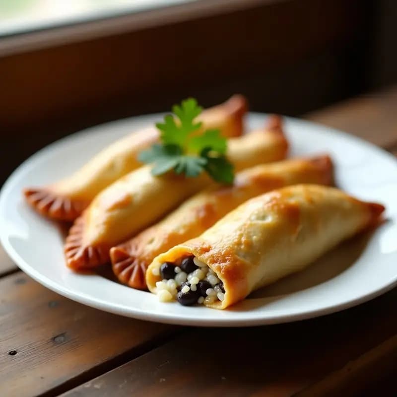Empanadillas de Yautía y Moros: Receta Cubana en Olla Express