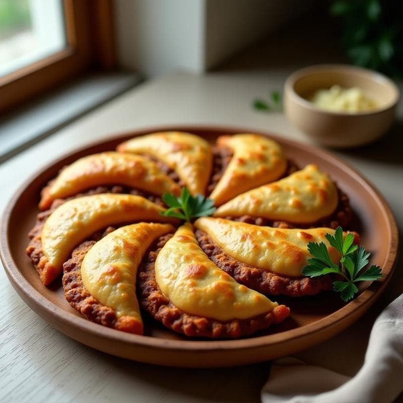 Empanadillas de Masa de Yuca con Relleno de Carne Molida y Aceitunas: Receta Uruguaya en Airfryer