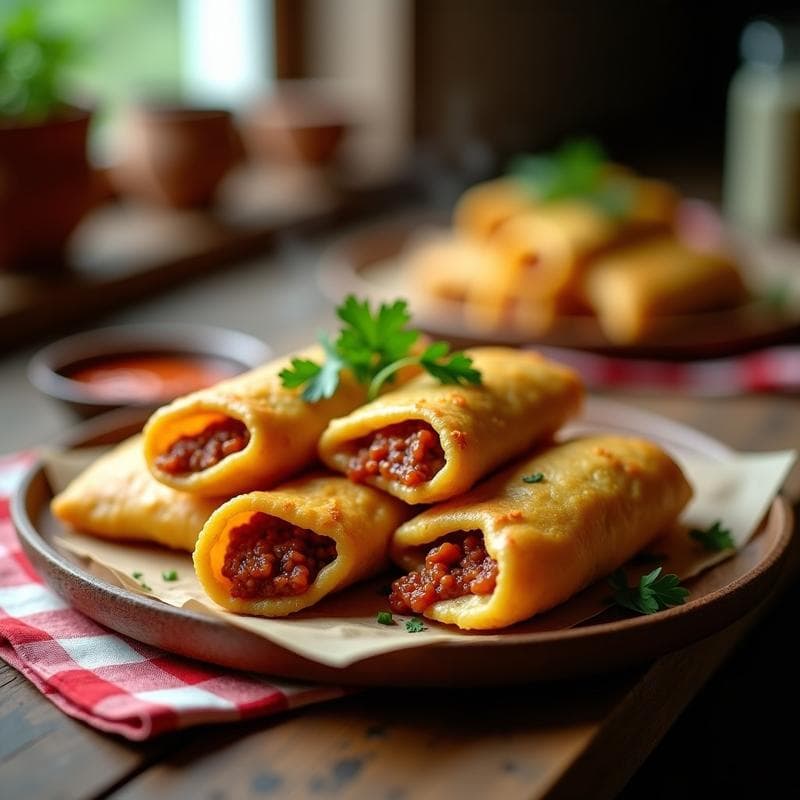 Empanadillas de Yuca y Chorizo deSeitán: Receta Colombiana Vegana en Airfryer