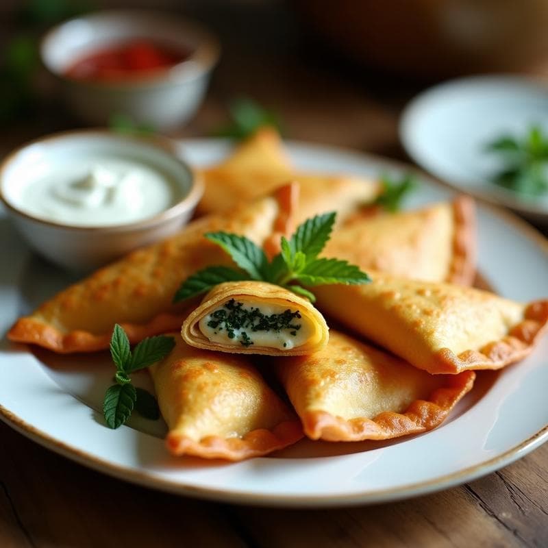 Empanadillas de Yuca y Espinacas con Queso de Castaña: Receta Vegana en Airfryer Sin Gluten