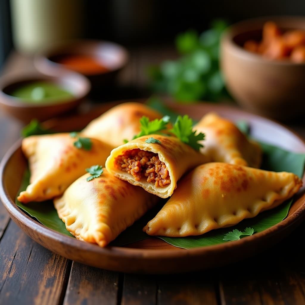 Empanadillas de Masa de Yuca Rellenas de Picadillo de Jackfruit: Receta Cubana Sin Gluten