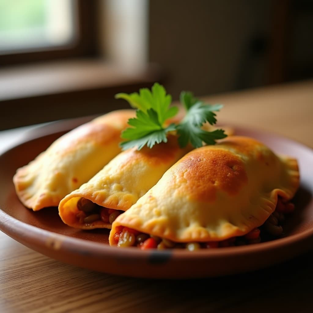 Empanadillas de Masa de Yuca con Relleno de picadillo de soja: Receta Cubana en Airfryer