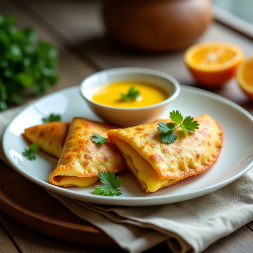 Empanadillas de Yuca y Queso Vegano con Aji Amarillo: Receta Peruana en Airfryer