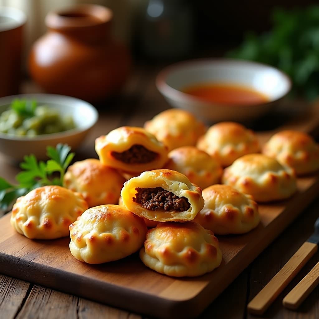 Empanaditas de Carne Picada y Queso Edam con Masa de Mandioca: Receta Argentina Sin TACC en Airfryer