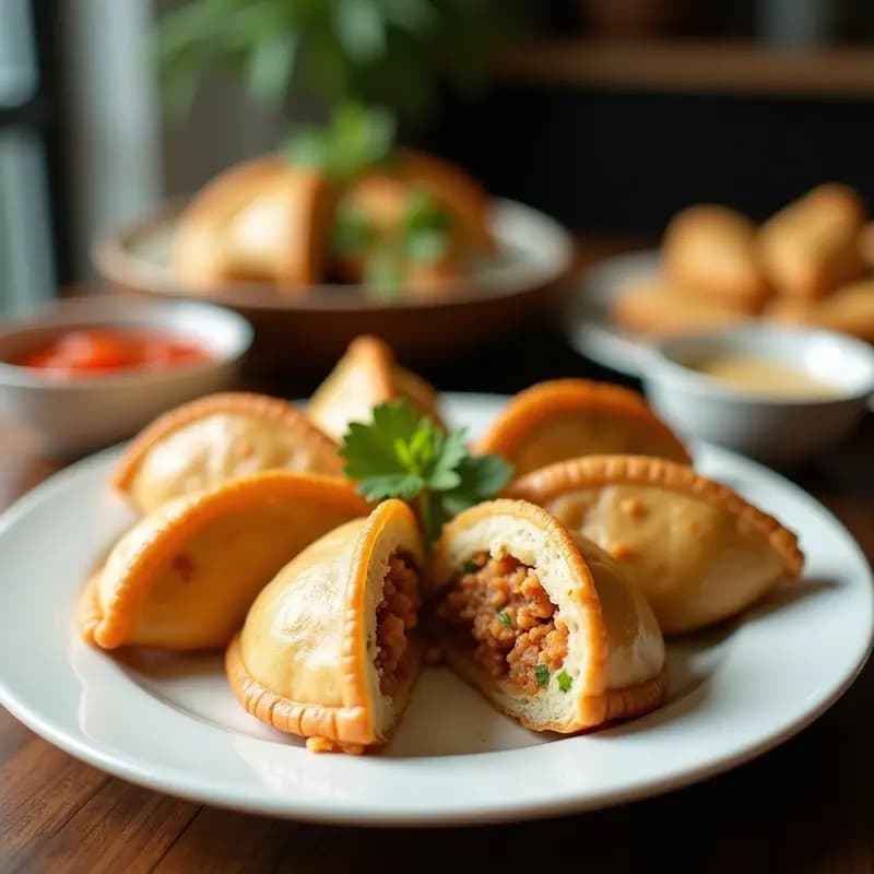 Empanaditas de Harina de Coco y Atún: Receta Tailandesa Sin Gluten en Airfryer