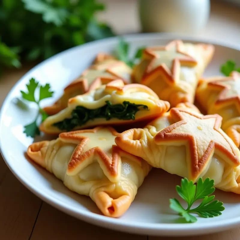 Empanaditas de Espinaca y Queso de Castaña con Masa de Plátano Macho: Receta Sin Harina en Airfryer