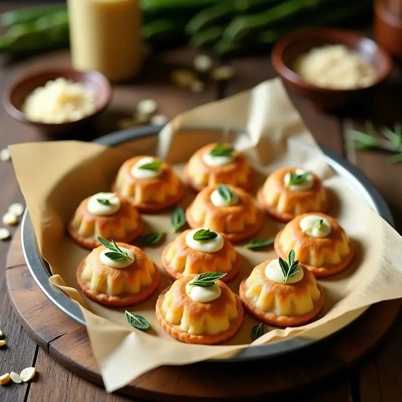 Empanaditas de Harina de Almendra y Espárragos Trigueros: Receta Argentina Keto