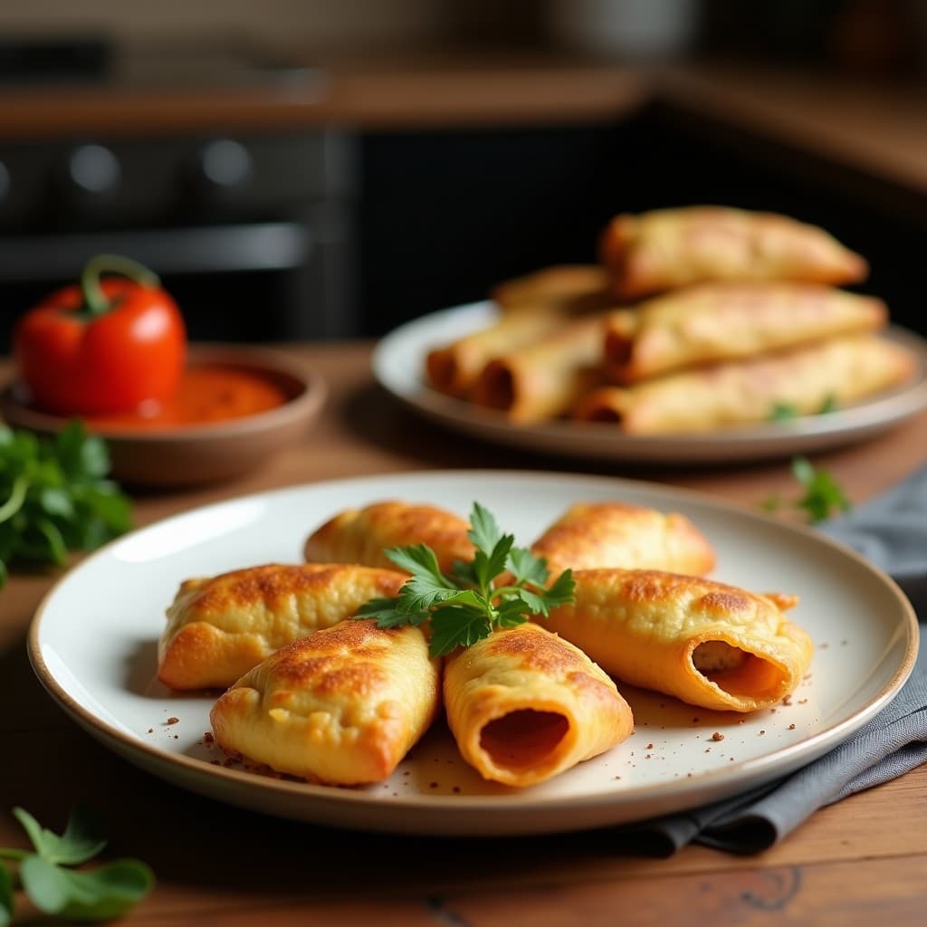 Empanaditas de Masa de Ñame con Relleno de Merluza y Pimientos: Receta Caribeña en Airfryer