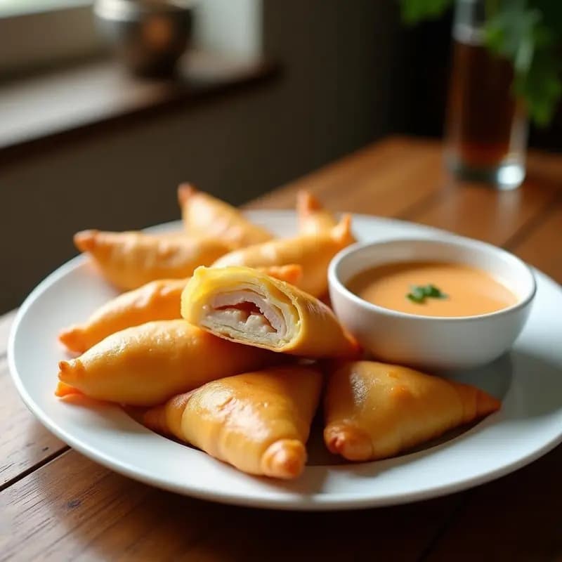 Empanaditas de Yuca y Atún con Salsa Golf: Receta Uruguaya Sin Harina en Airfryer