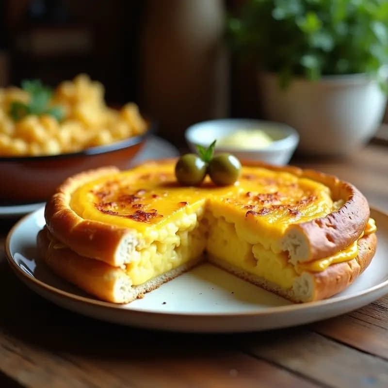 Emparedado de Tortilla de Patatas: Bocadillo Español por Excelencia