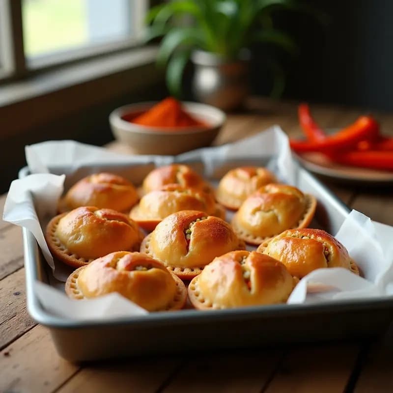 Empedanadas de Bonito con Pimiento y Cebolla: Tapa Vasca Fácil para Compartir