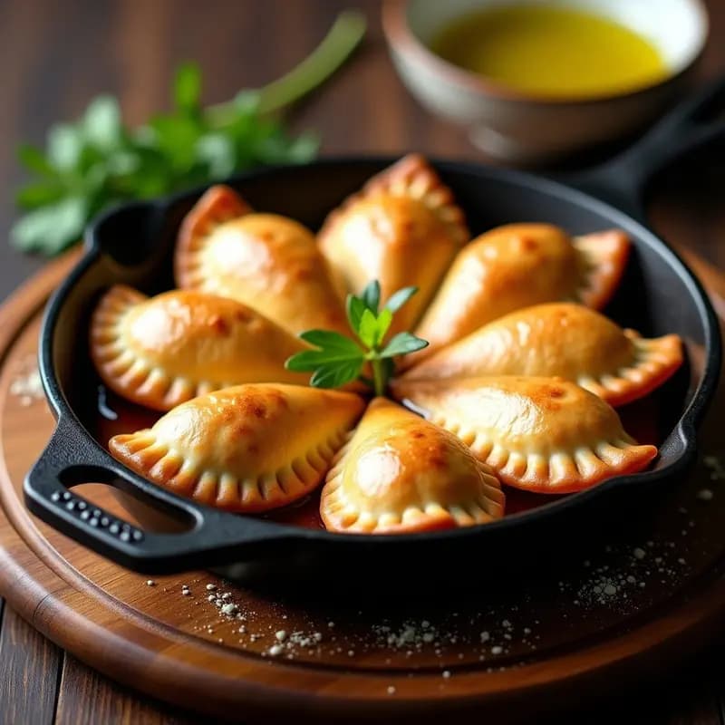 Empedanadas Gallegas de Atún y Pimiento: Receta de Masa Fina en Sartén