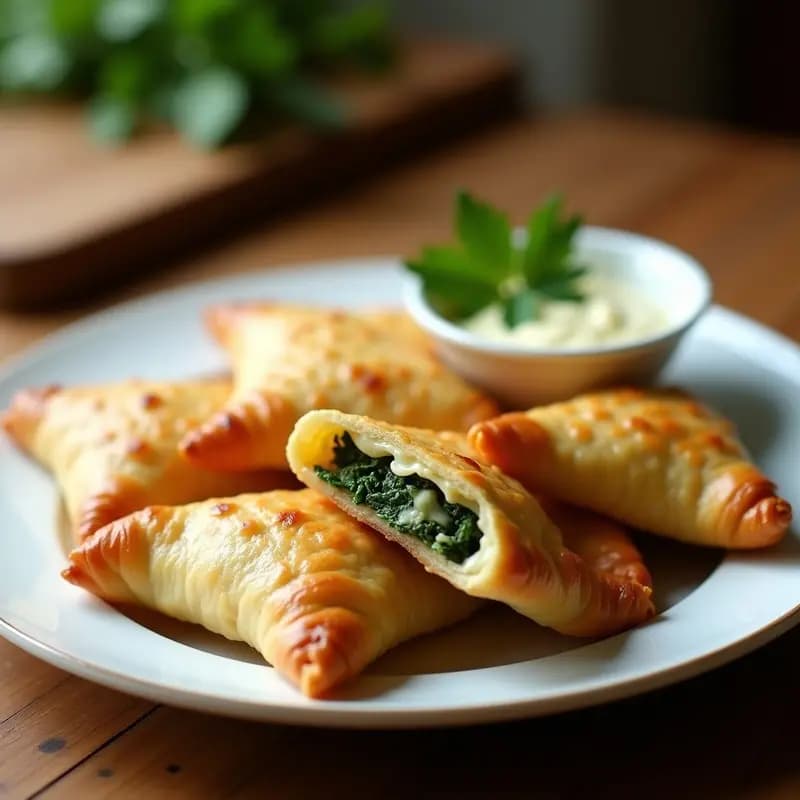 Empedanillas de Espinacas y Queso Fresco: Tapa Murciana Crujiente en Airfryer
