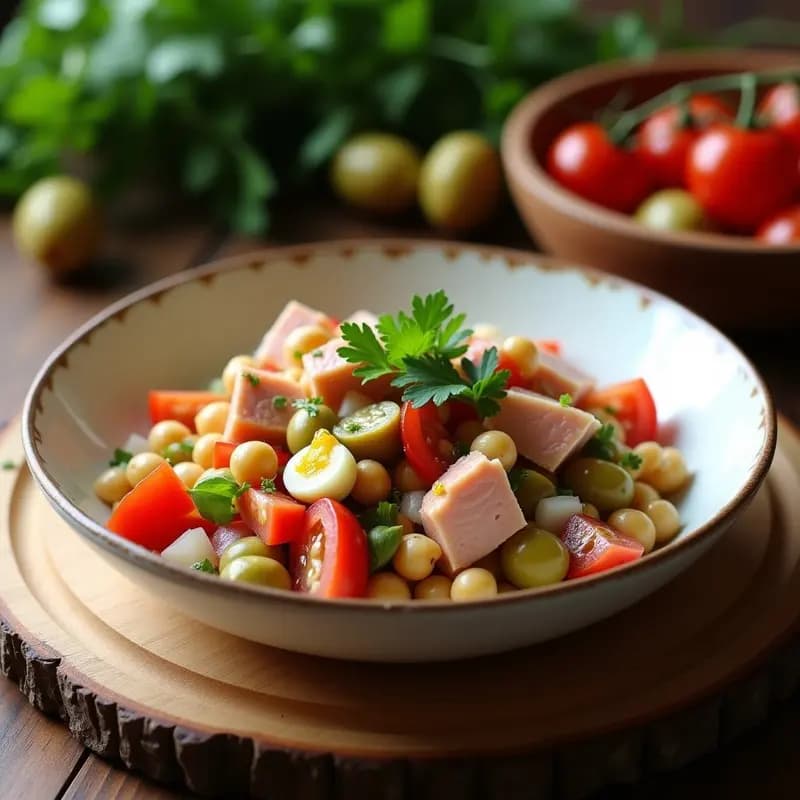 Empedrado de Atún y Garbanzos: Receta Murciana Sin Cocción