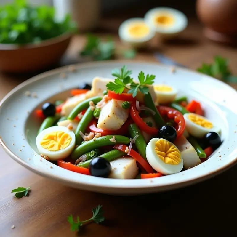 Empedrat de bacalao y habas: Ensalada mallorquina tradicional