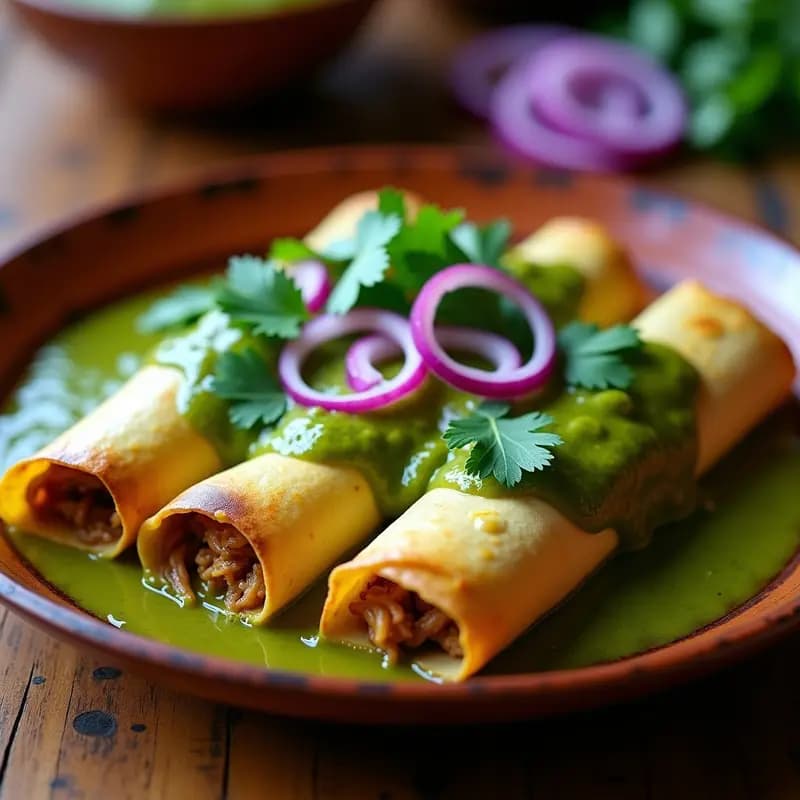 Enchiladas Verdes de Jackfruit: Receta Mexicana Vegana y Alta en Fibra en 30 Minutos