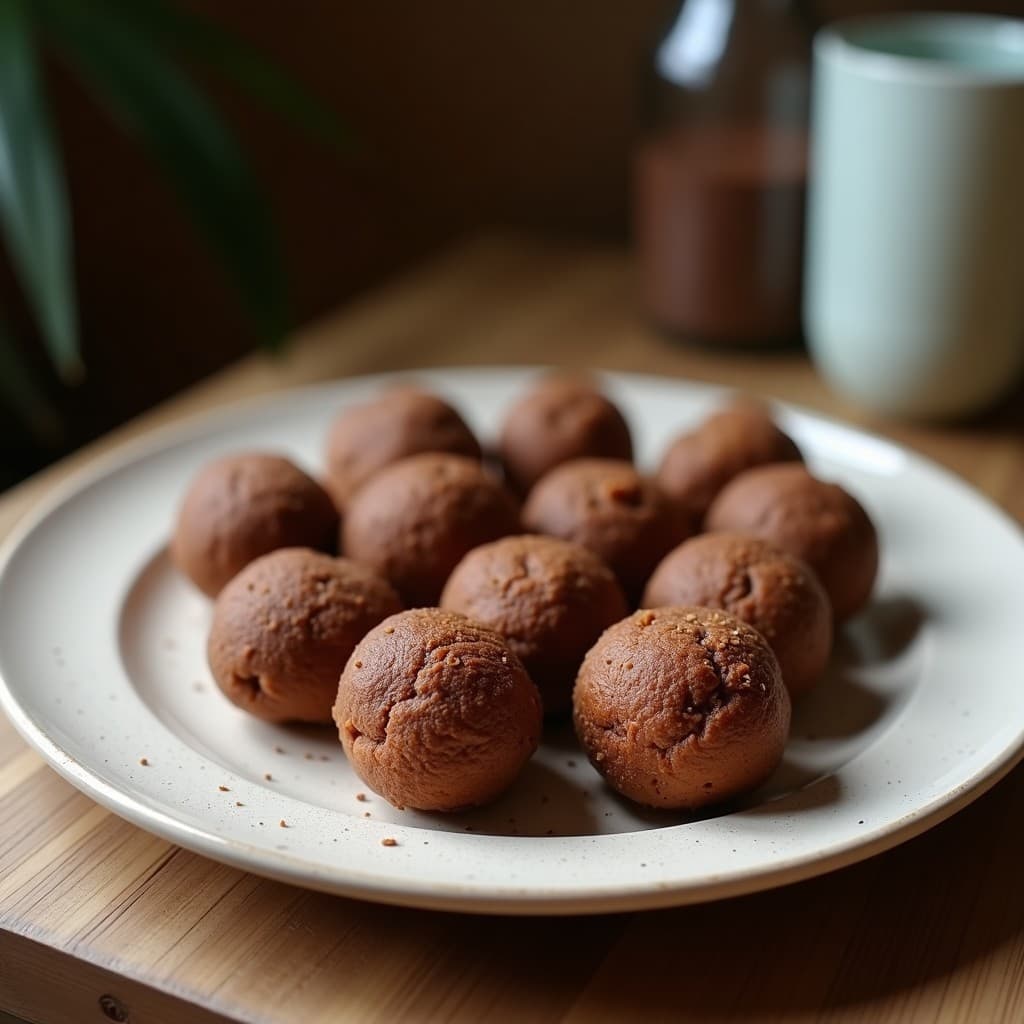 Energy Balls de Dátiles, Cacao y Semillas de Chía: Snack Vegano Sin Cocción y Rico en Fibra