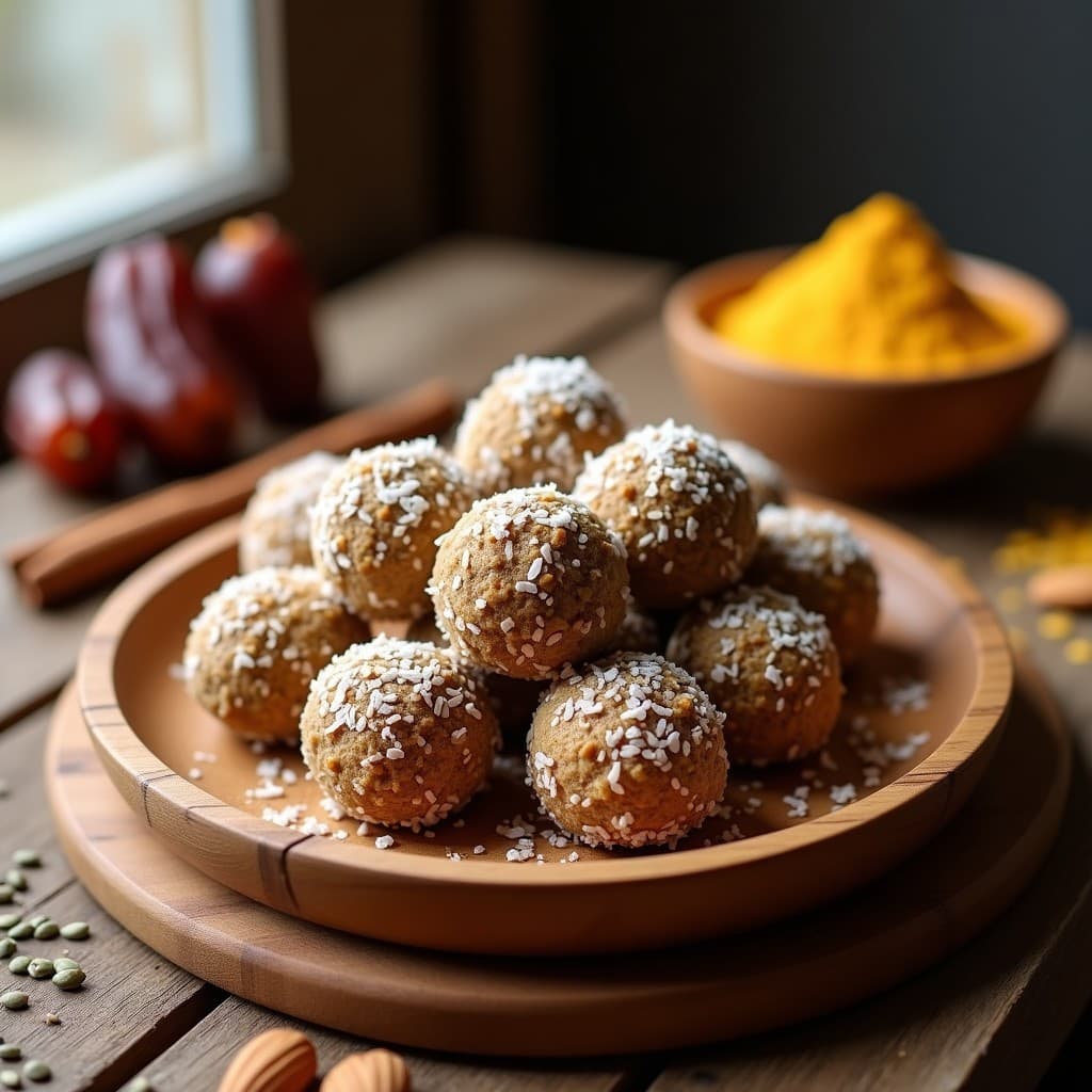 Energy Balls de Dátiles y Polvo de Lucuma: Snack Peruviano Sin Azúcar