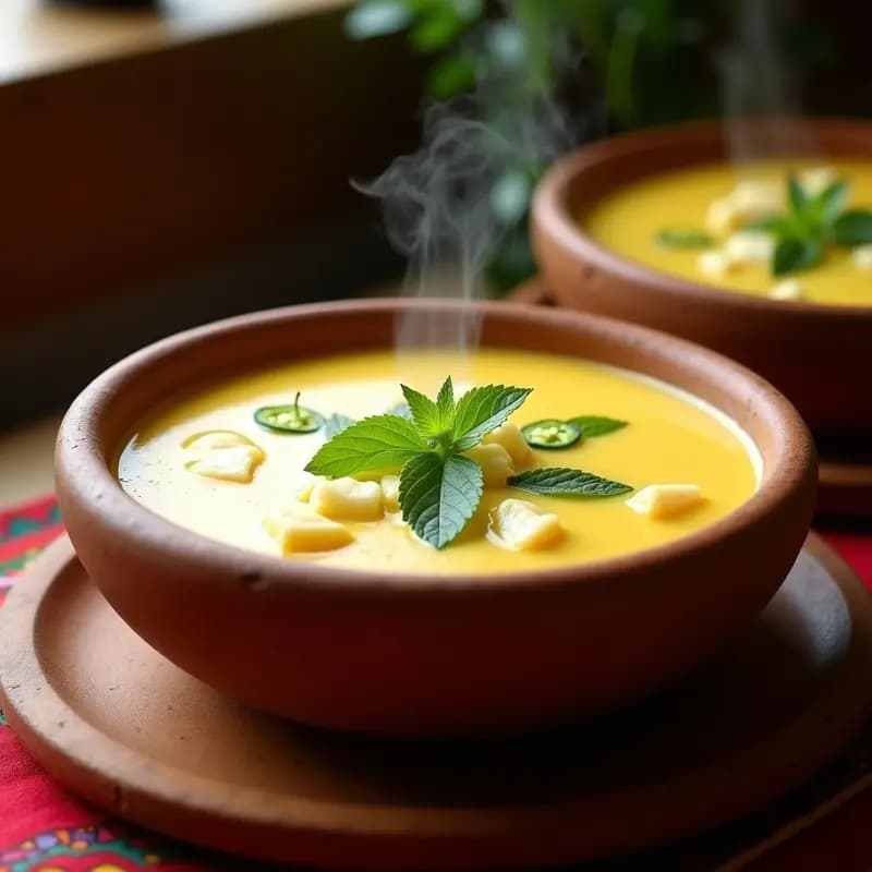Engol de Elote con Queso Fresco y Chile: Receta Mexicana de Bebida Caliente Tradicional