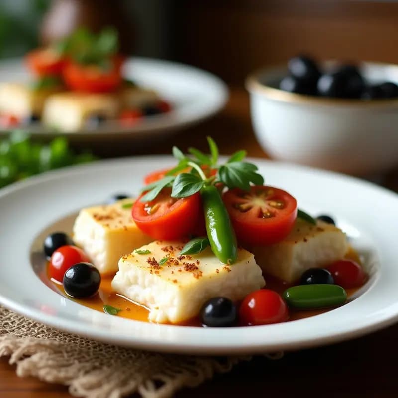 Ensalada de Bacalao con Tomate, Aceitunas y Pimiento Verde: Clásico Vasco para Verano
