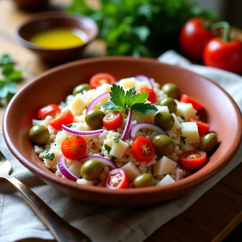 Ensalada de Bacalao Desalado con Tomate y Aceitunas: Platos de Cuaresma Tradicional