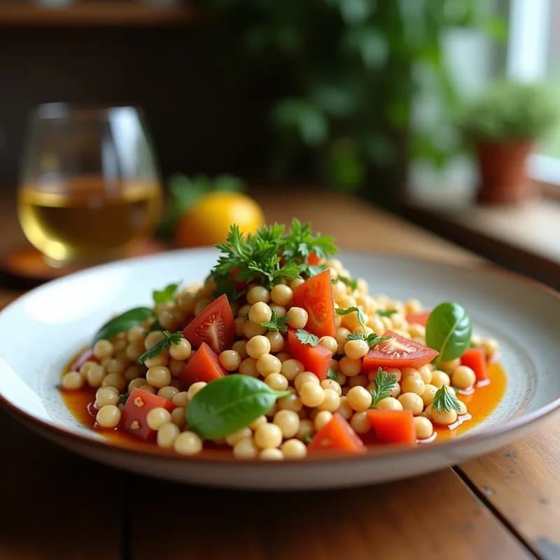 Ensalada César Vegana: Receta Sin Huevo con Lechuga Romana y Crujiente de Garbanzos